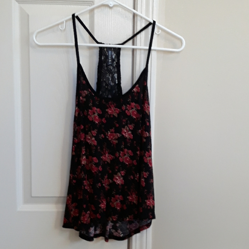 Tillies Floral Racerback Tank Top - S